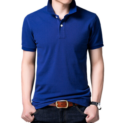 

Яблоко (AEMAPE) молодых мужчин бизнес случайный пиджак отворот простой короткими рукавами футболки Тонкий 101 черный L