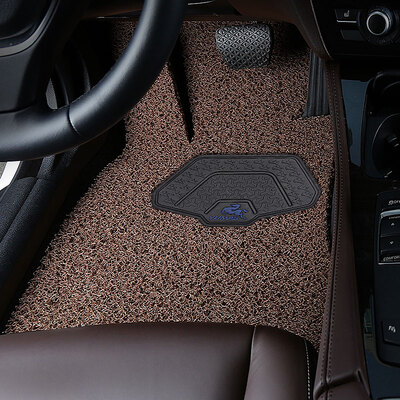 

Foot pad Yuma yuma wire ring car mat for Volkswagen Golf 7 2014-2018 rear row Siamese M series model rice color