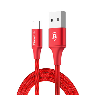 

Times speed series USB-A output Type-C fast charge data cable charging line (indicator) 2A 1M red