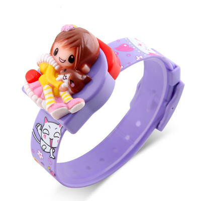 

Cute innocent girl watch personality novelty picnic watch as gift for girl