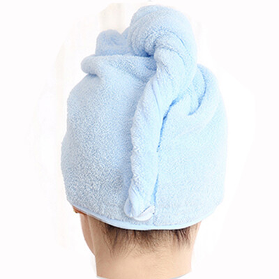 

Today's Yi Shuang Su dry hair cap color random (dry hair towel absorbent fast and fast-absorbing hair fast dry dripping soft fiber)