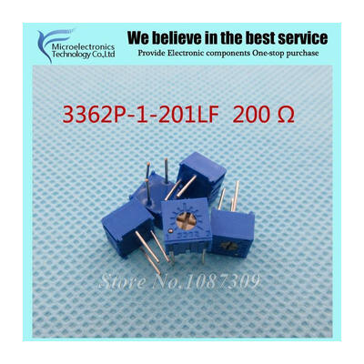 

100Pcs/Lot 3362P-1-201LF 3362P 201 2K ohm Trimpot Trimmer Potentiometer Variable resistor new original