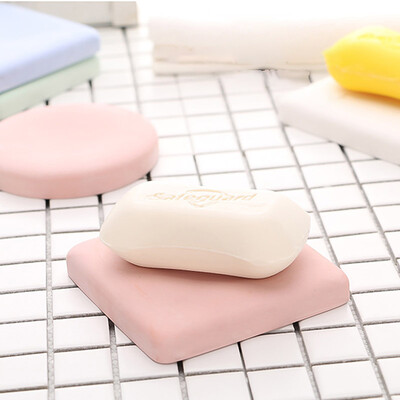 

Quatrefoil diatomaceous earth absorbent soap mat soap tray soap holder pink