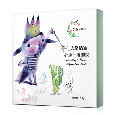 

My flower orchard cactus essential oil moisturizing mask 1 box * 5 pieces