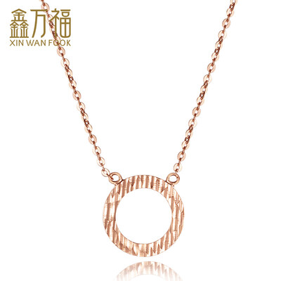 

Xin Wanfu 18K розовое золото блокировки цепочки около 2.30-2.50g