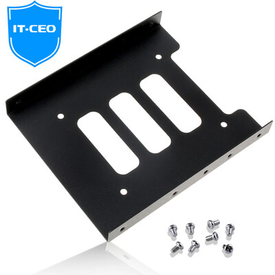 

IT-CEO V729 2.5 rpm 3.5-inch Solid State Drive Shelf Desktop Hard Drive Bracket Hard Drive Bracket Notebook Hard Drive Transfer Frame Compatible SSD / HDD Mechanical Hard Disk Black