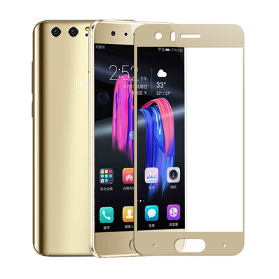 

[2 шт.] Langke Huawei слава 9 закаленная пленка с полноэкранным покрытием с закаленной пленкой высокой четкости взрывозащищенного мобильного телефона защитная пленка для славы 9 (золото)