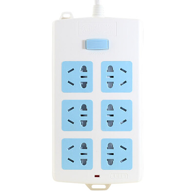 

Long J6061 full length 3 m six hole with child protection door total control switch converter socket plug row plug board drag board