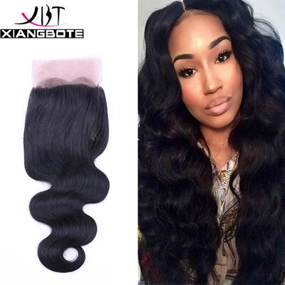 

7A Malaysian Virgin Hair 3 Bundles With Closure Unprocessed Malaysian Body Wave Lace Base Closure With Hair Bundles