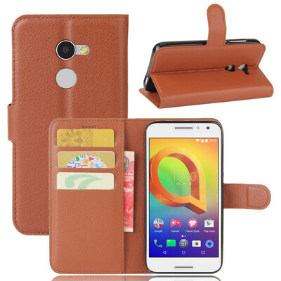 

GANGXUN Alcatel A3 Чехол из высококачественной кожи PU с флип-обложкой Kickstand Anti-shock Кошелек для Alcatel A3