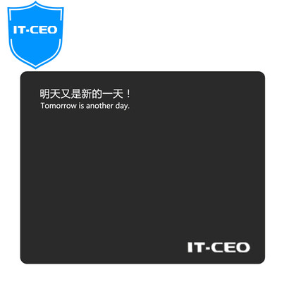 

IT-CEO X4SB-16 ткань игровой коврик для мыши обычная толщина размера среднего офиса офисная коврик для мыши для клавиатуры для лазерной мыши 26X21cm черный