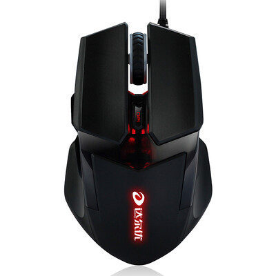 

Dale отлично (dare-u) Профессиональный офис игры VX7 с мышкой, проводной мыши, многоцветный светло-черный