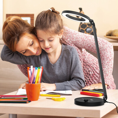 

Jingdong Supermarket] good vision students learn LED stepless light modulation reading lamp TG2526-BK
