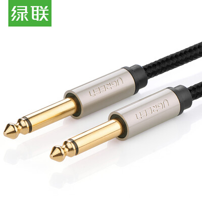 

Green Alliance (UGREEN) 6.5 audio cable 6.5mm sophomore male to public cable 6.35 audio recording line amplifier guitar mixer adapter 8 meters 40814
