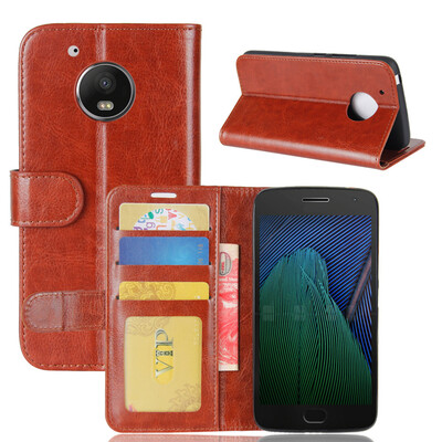 

GANGXUN Motorola Moto G5 Чехол из высококачественной кожи PU с флип-кикбутом для мотоцикла G5