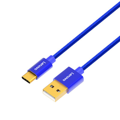 

Lenovo Lenovo TYPE-C 01 gem blue 2 m data line type-C adapter glory 8 Huawei p9 fast charge Meiz phone usb phone