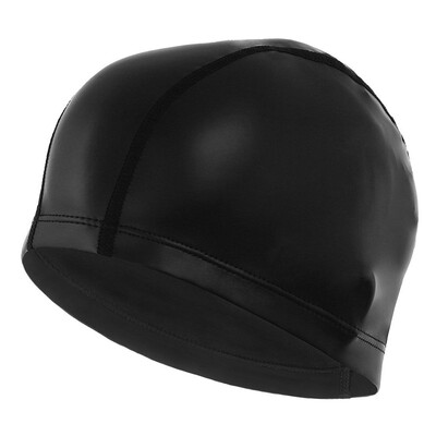 

Arctic velvet men&women swimming cap PU coating long hair waterproof swimming cap ear protection is not le head pink all