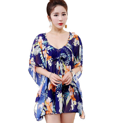 

Arctic swimsuits women&39s three-piece bikini cover belly large size small chest gather conservative hot spring bathing suit
