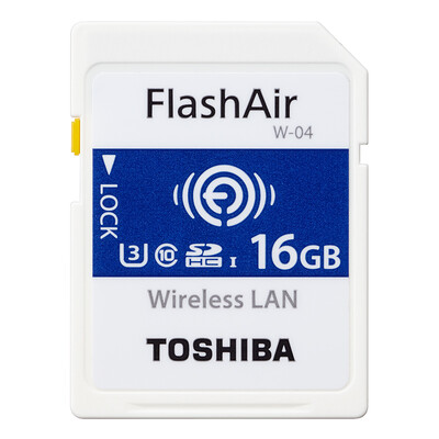 

Toshiba (TOSHIBA) 16G FlashAir fourth generation wireless LAN embedded SDHC memory card U3 Class10