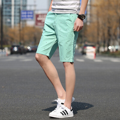 

AEMAPE случайные шорты брюки пять брюки мужские Корейские мужские пляжные брюки бриджи летний наплыв YRK530 светло-зеленый 33