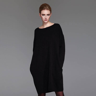 

Marc Rebecca Korean Fashion Loose Knit Dress Dark Green