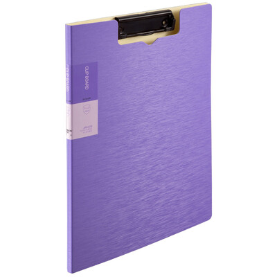 

Coix A4 vertical ARMOR foam PP double folding plate folder folder folder A3119 purple
