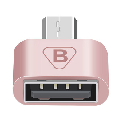 

BIAZE Micro USB charging&data transfer cableAdapter Micro to OTG-rose gold