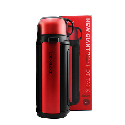 

Locks Buckle Large Capacity Insulation Cup Insulation Pot Car Travel Kettle Outdoor Water Bottle With Storage Bowl LHC1427R Red 18L