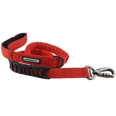 

Suomila dog traction rope dog traction belt adjustable dog dog dog chain walk dog rope  number black