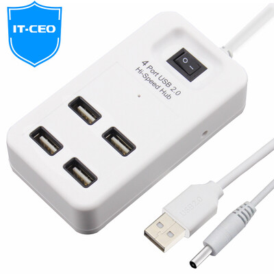 

IT-CEO USB2.0 сплиттер высокоскоростное расширение перетаскивания более четырех интерфейсов конвертер ноутбук настольный компьютер 4 HUB хаб белый W1HUB-4U2A
