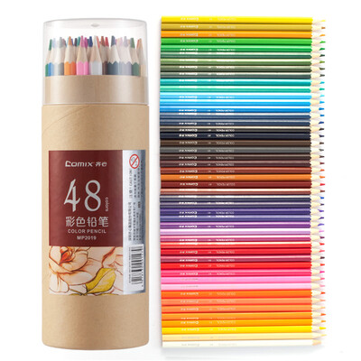 

COMIX 48 color paper drum smooth core color pencils color pen color lead MP2019