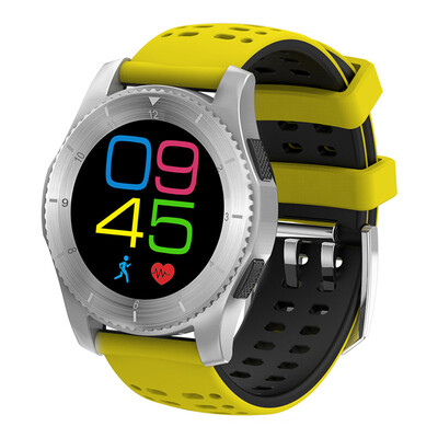 

No.1 GS8 MTK2502 Bluetooth 4.0 SIM Card Call Message Reminder Heart Rate Monitor Smartwatch For Android/iOS