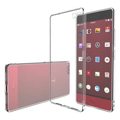 

Shell film set] ESCASE nuts PRO case to send before and after the tempered film all-inclusive transparent silicone mobile phone soft shell