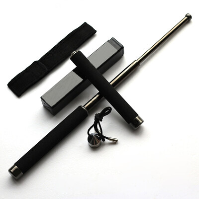 

YERENGU High Hardness Alloy Steel Shredded Sticks Three Stretch Sticks Quenching Thickening Hard Car Body Anti-body Sticks