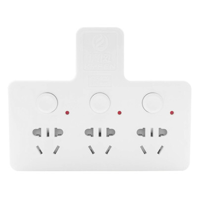 

Бриз (kyfen) QF-909 поворот переключатель с тремя отдельными ворота безопасности силового преобразователя новый национальный стандарт радио белый