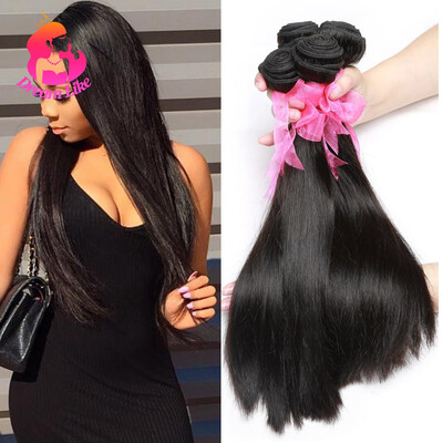 

Peruvian Frontal Lace Closure Ear To Ear With Straight Human Hair Bundles 10A Unprocessed Peruvian Straight Hair With Frontal