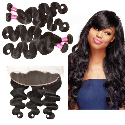 

Peruvian Lace Frontal Closure With Bundles Peruvian Virgin Hair Body Wave Silk Base Frontal Closure With Bundles 100% Human Hair