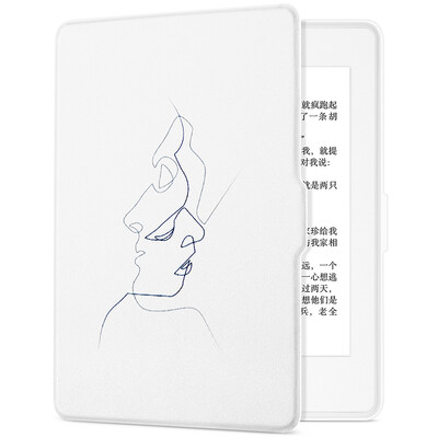 

Керамика подходит Kindle 958 версия защитного покрытия / оболочки Kindle Paperwhite 1/2 поколения электронных книг для книг сна кожа белая линия