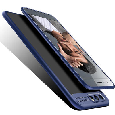 

KOOLIFE слава 9 корпус корпус чехол полный пакет край акрил прозрачный корпус камера защита анти-краш оболочка для Huawei слава 9 синий