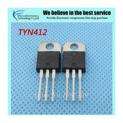 

5pcs free shipping TYN412 SCRs 12 Amp 400 Volt TO-220 new original
