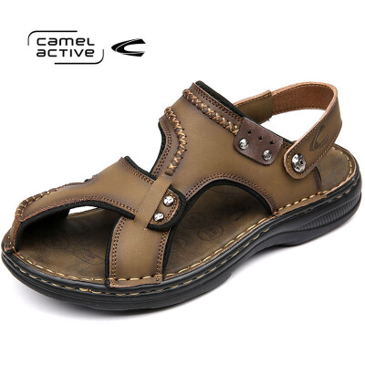 

Camel Active Fashion Outdoor Casual Baotou Sandals Comfortable Lightweight Men's Shoes Khaki 42