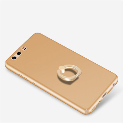 

Phone Case For Huawei P10 Plus Ultra Thin Slim Cover Simple PC Back Ring Holder 360°Rotation Protection For Huawei P10 Plus