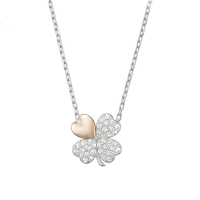 

SWAROVSKI Swarovski кристаллическое ожерелье типа текстуры клевер ключицы цепь 5076853