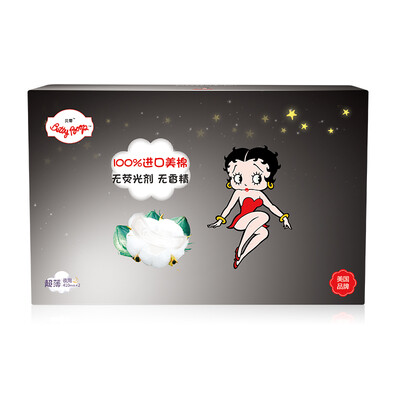 

Бетти (BETTY BOOP) серии макияж хлопок ночь гигиенические салфетки 410мм * 2