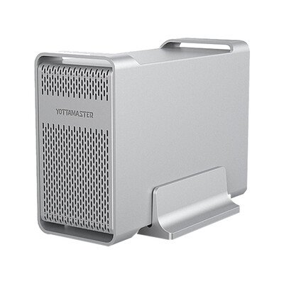 

YottaMaster D35-RAID алюминиевый двойной 3,5-дюймовый жесткий диск USB3.0 массив шкаф SATA3.0 серийный настольный жесткий диск RAID шкаф поддержки 10TB жесткий диск серебристый
