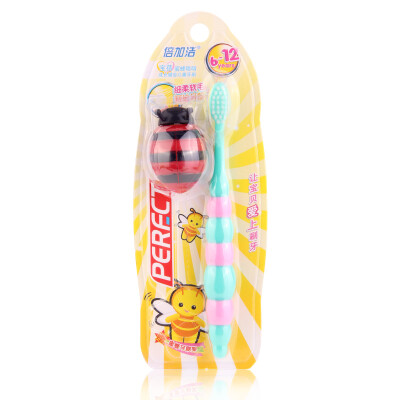 

times Jiajie (PERFCT) Bao Bei growth teeth children 6-12 years old soft hair toothbrush F238 (gifts color random