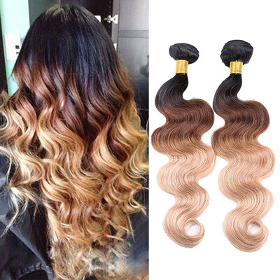 7A Ombre Hair Extensions Malaysian Body Wave 3 Bundle Deals Ombre Malaysian Virgin Hair Ombre Malaysian Hair Remy Human Hair