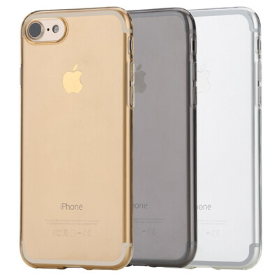 

Локк ROCK iphone7 телефон оболочки / защитный рукав яблоко 7 TPU силикона мягкая оболочка прозрачная тонкая