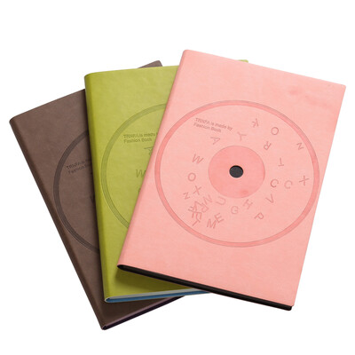 

Letter hair TRNFA HJ-C330 permanent color system Makara dragon powder leather noodle A5 fashion business notebook simple horizontal line creative office notebook
