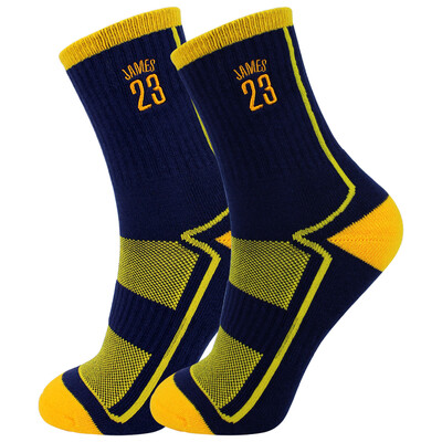 

[Jingdong Supermarket] NBA professional basketball sports socks men's towel at the end of the bottom movement combed cotton socks 23 James